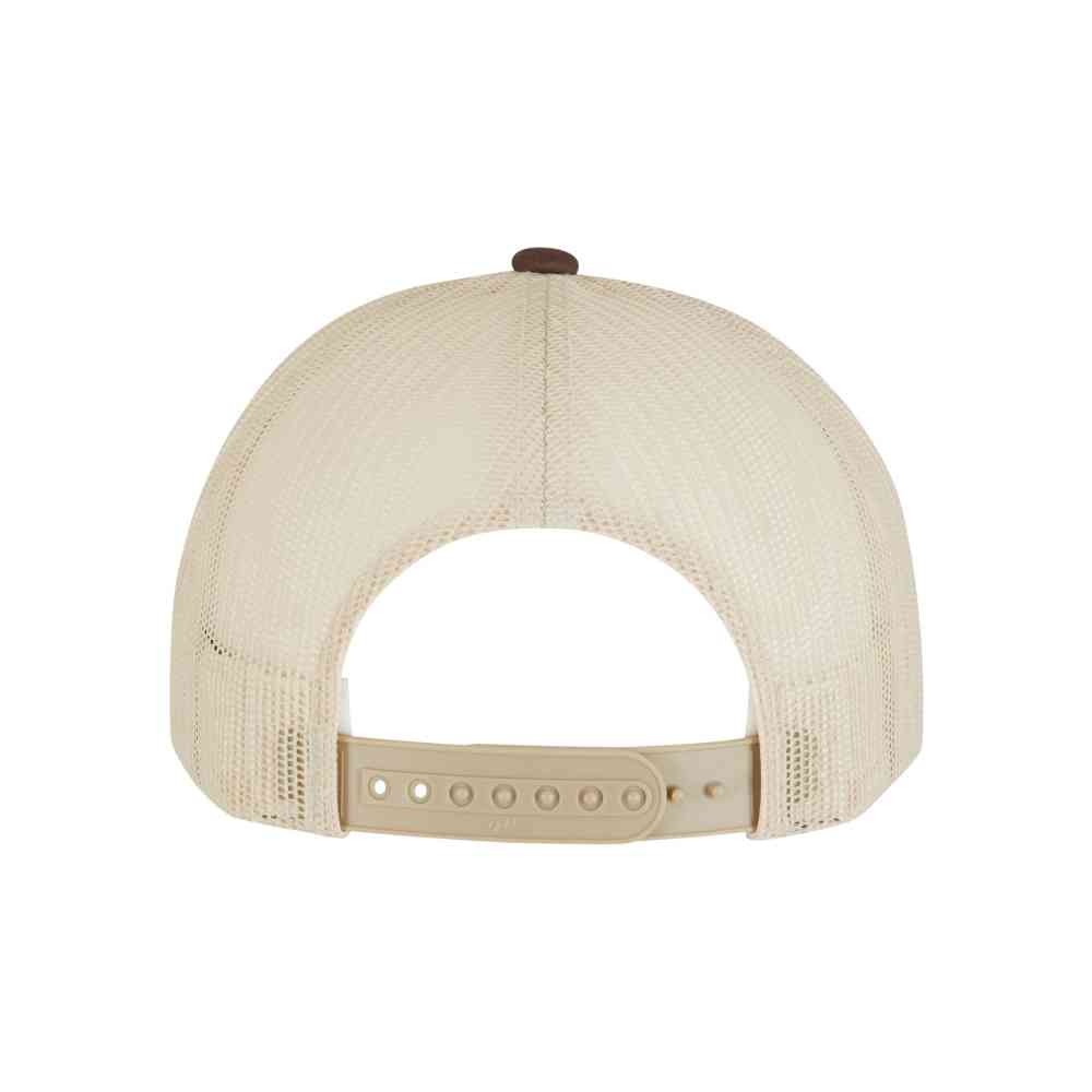 Flexfit - 5-Panel Retro 2-Tone Trucker cap - Brown/Beige